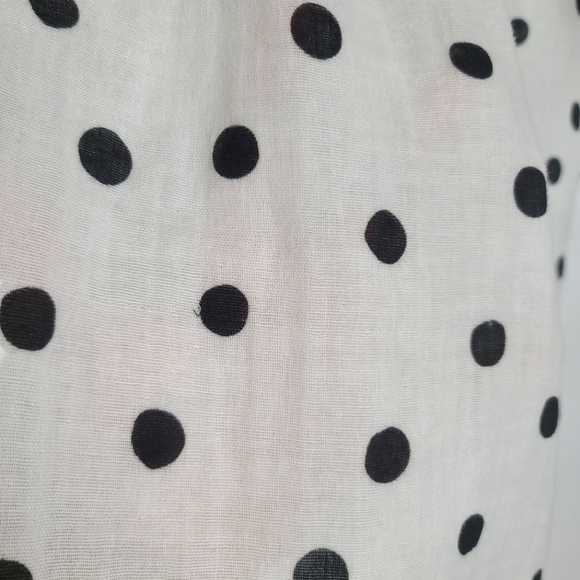 GENERATION LOVE Julia Polka Dots Top in Black and White - Picture 8 of 12